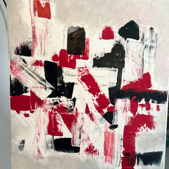 Black and Red Abstract